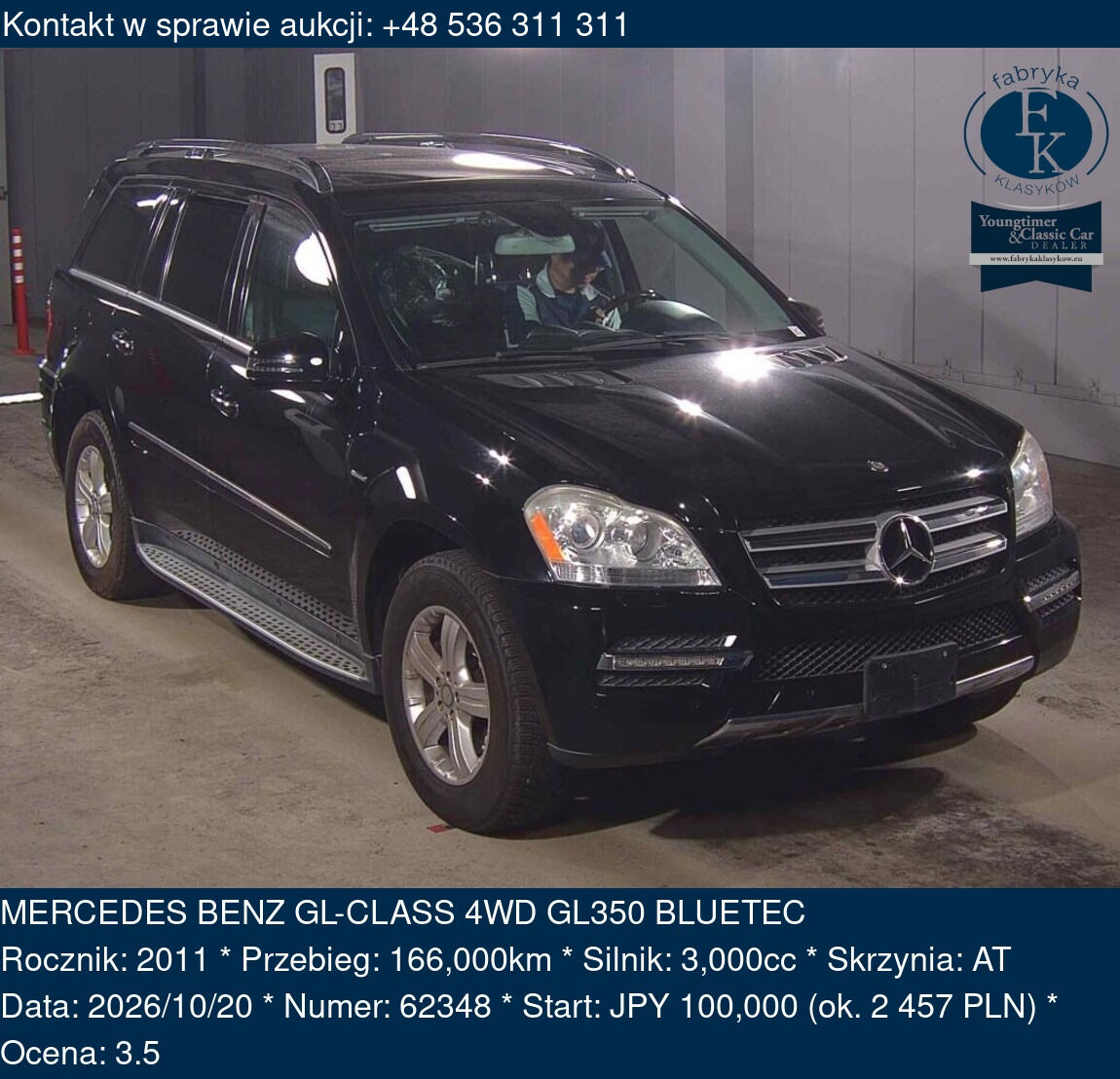 MERCEDES BENZ GL-CLASS 4WD GL350 BLUETEC 2011 - zdjęcie 2