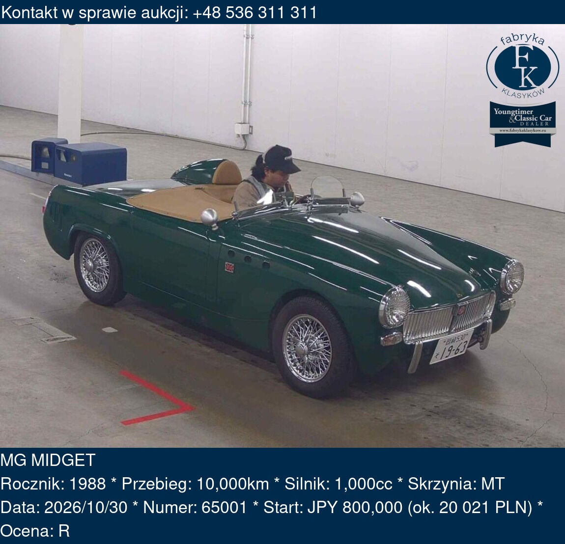 MG MIDGET 1988 - zdjęcie 2