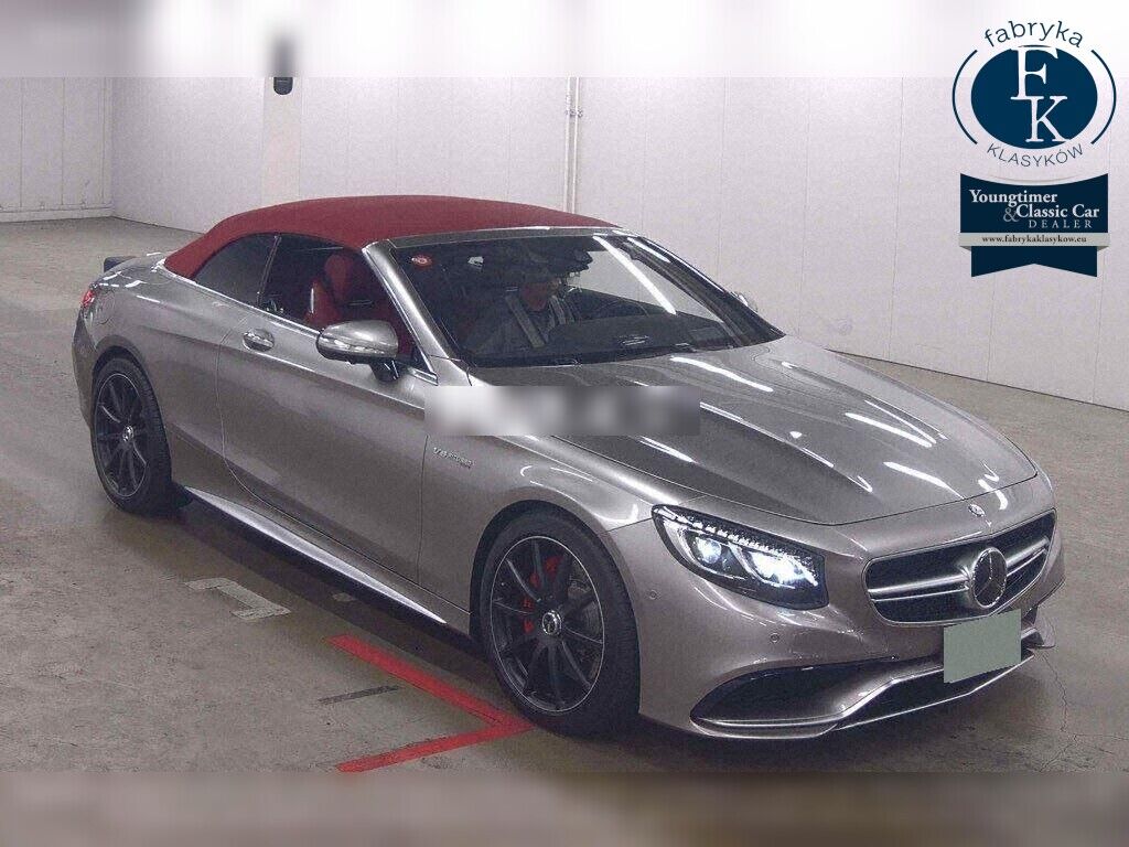 MERCEDES AMG S-CLASS OP 4WD S63 4MATIC CABRIOLET 2016 - zdjęcie 3