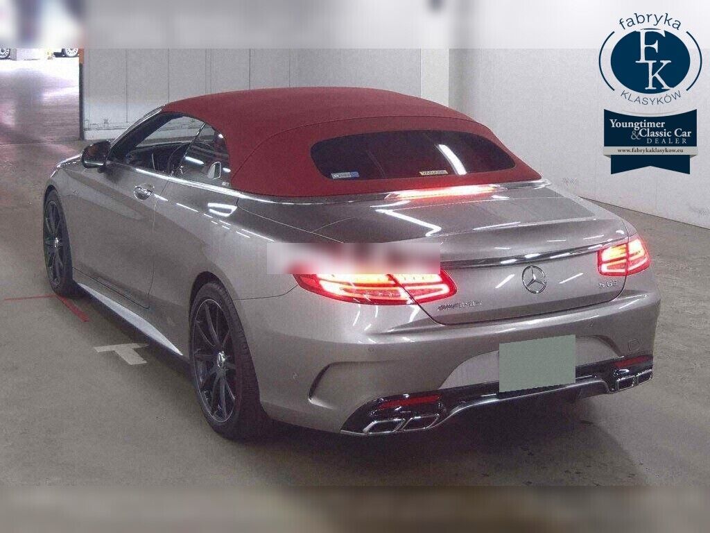 MERCEDES AMG S-CLASS OP 4WD S63 4MATIC CABRIOLET 2016 - zdjęcie 4
