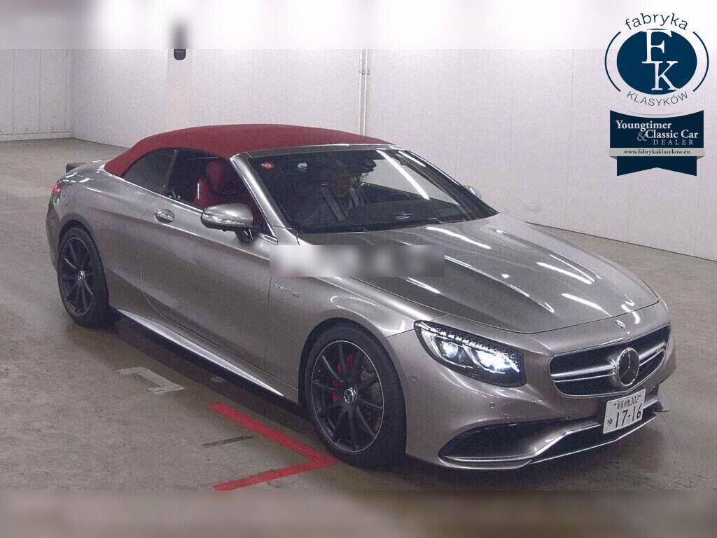MERCEDES AMG S-CLASS OP 4WD S63 4MATIC CABRIOLET 2016 - zdjęcie 3