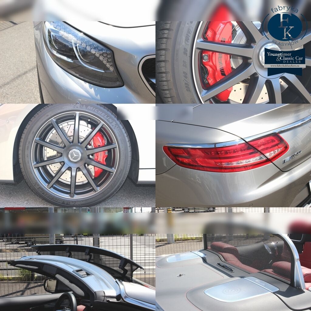 MERCEDES AMG S-CLASS OP 4WD S63 4MATIC CABRIOLET 2016 - zdjęcie 9