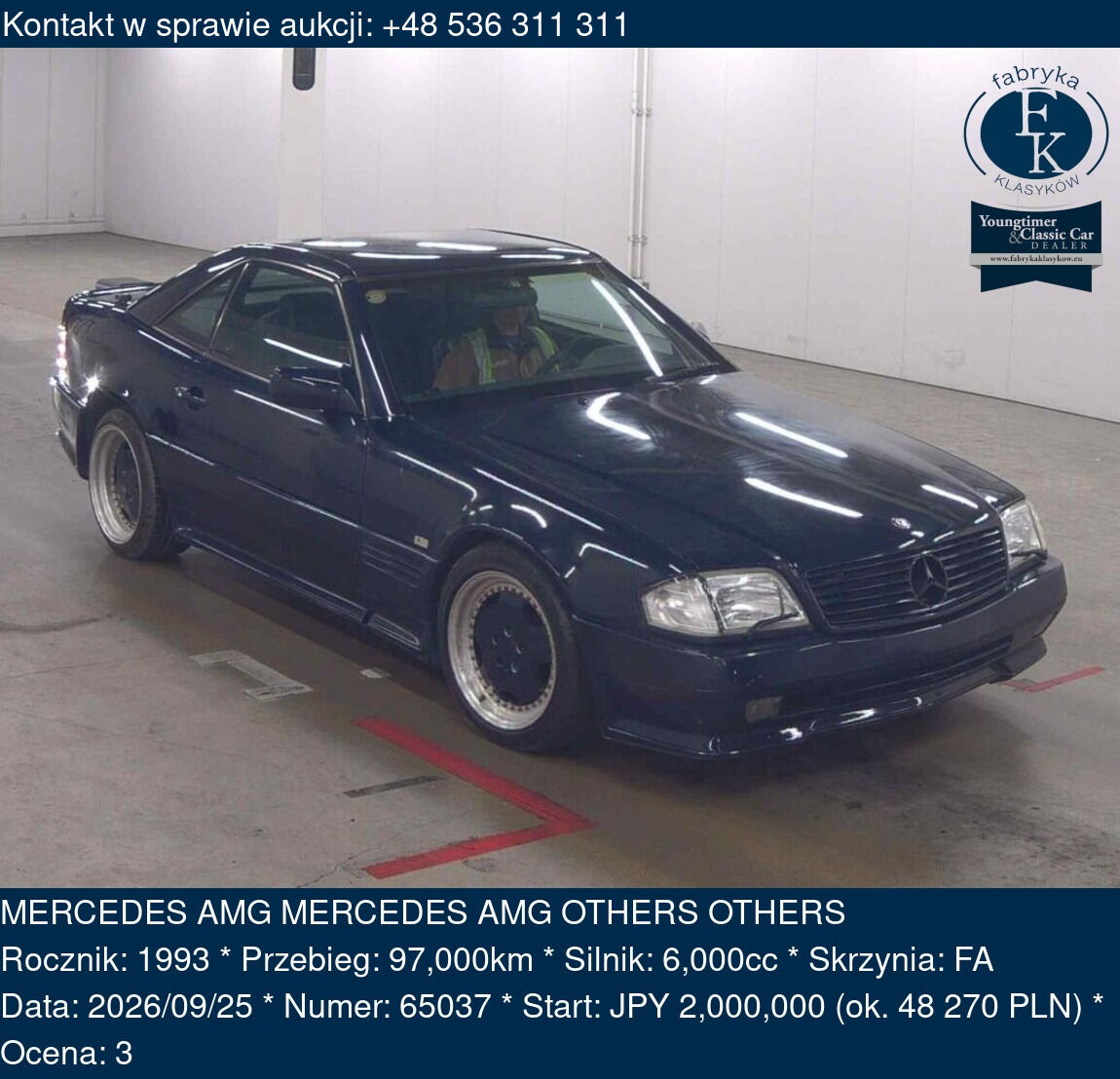 MERCEDES AMG MERCEDES AMG OTHERS OTHERS 1993 - zdjęcie 2