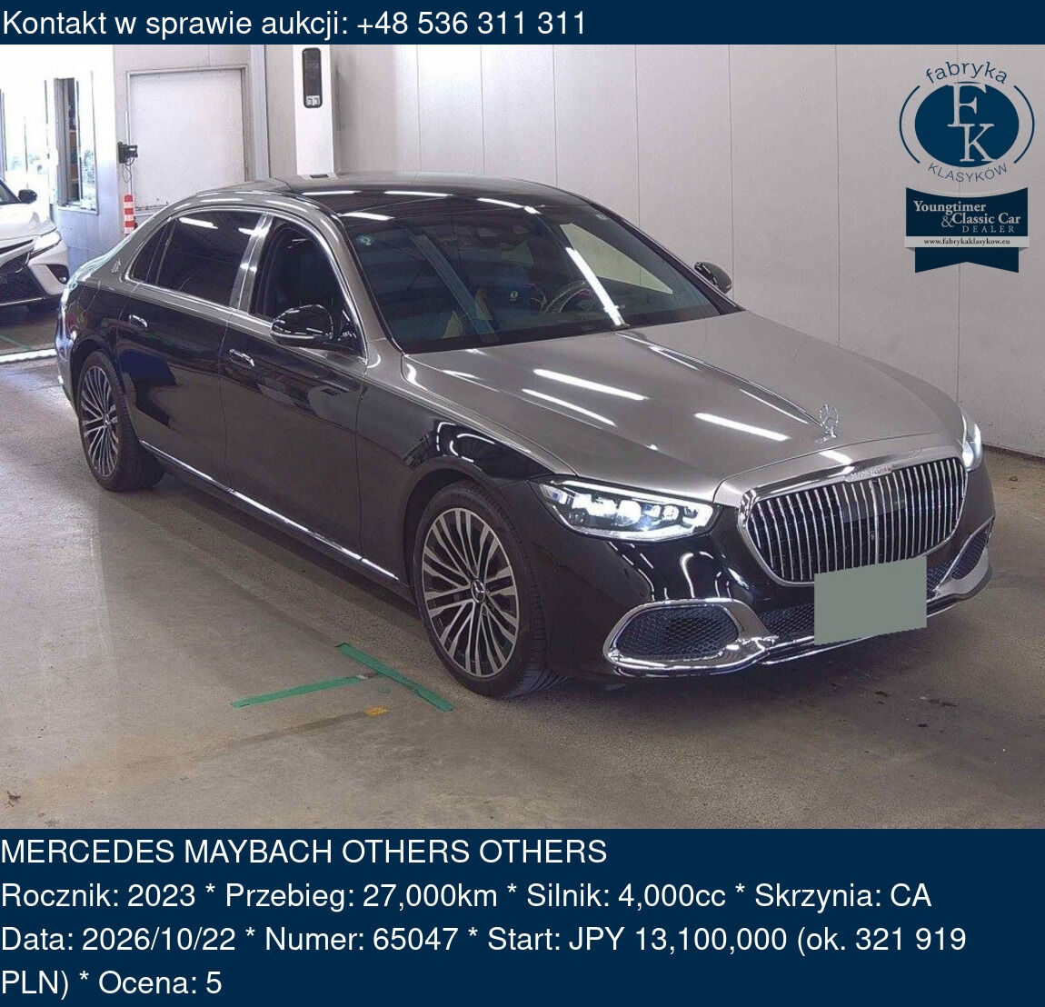 MERCEDES MAYBACH OTHERS OTHERS 2023 - zdjęcie 2