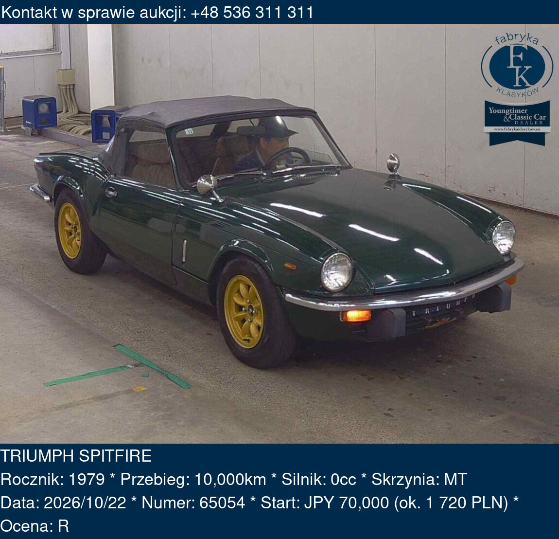 TRIUMPH SPITFIRE 1979 - zdjęcie 2