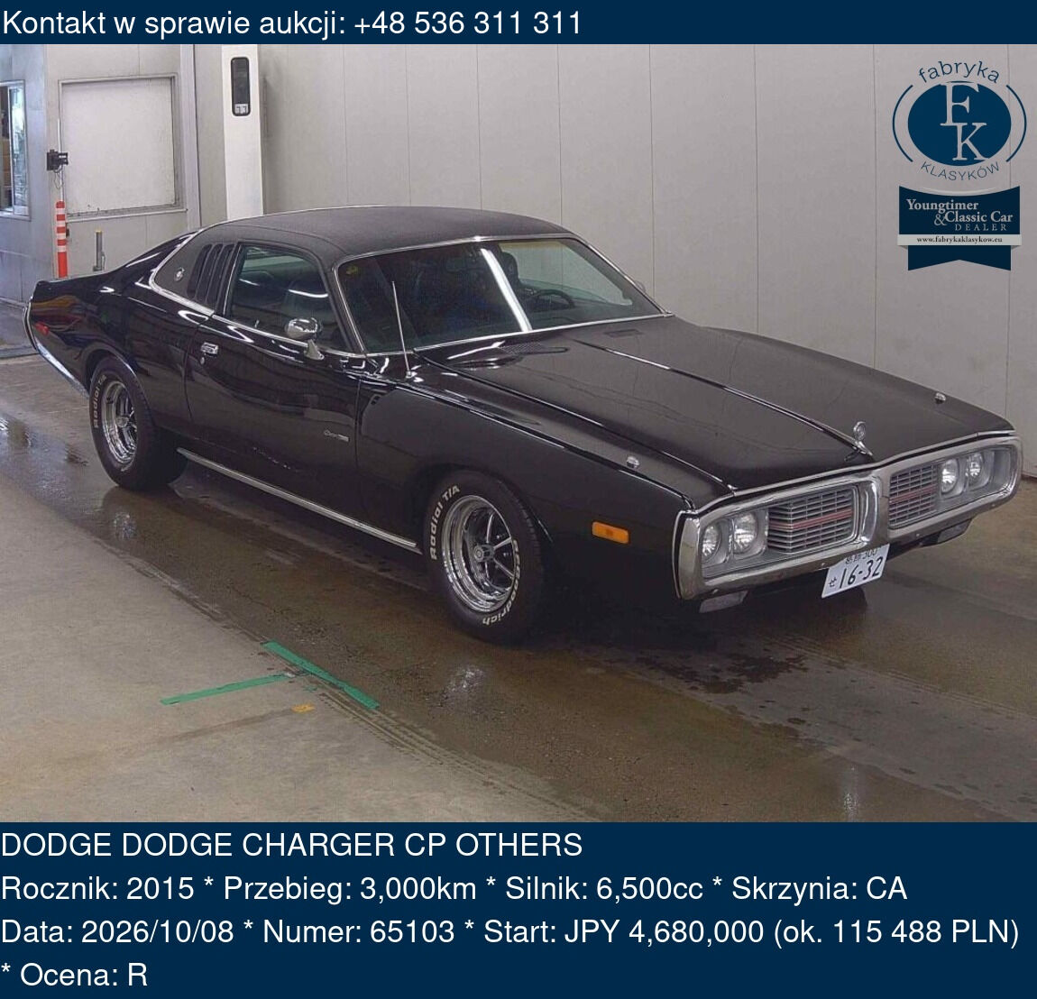 DODGE DODGE CHARGER CP OTHERS 2015 - zdjęcie 2