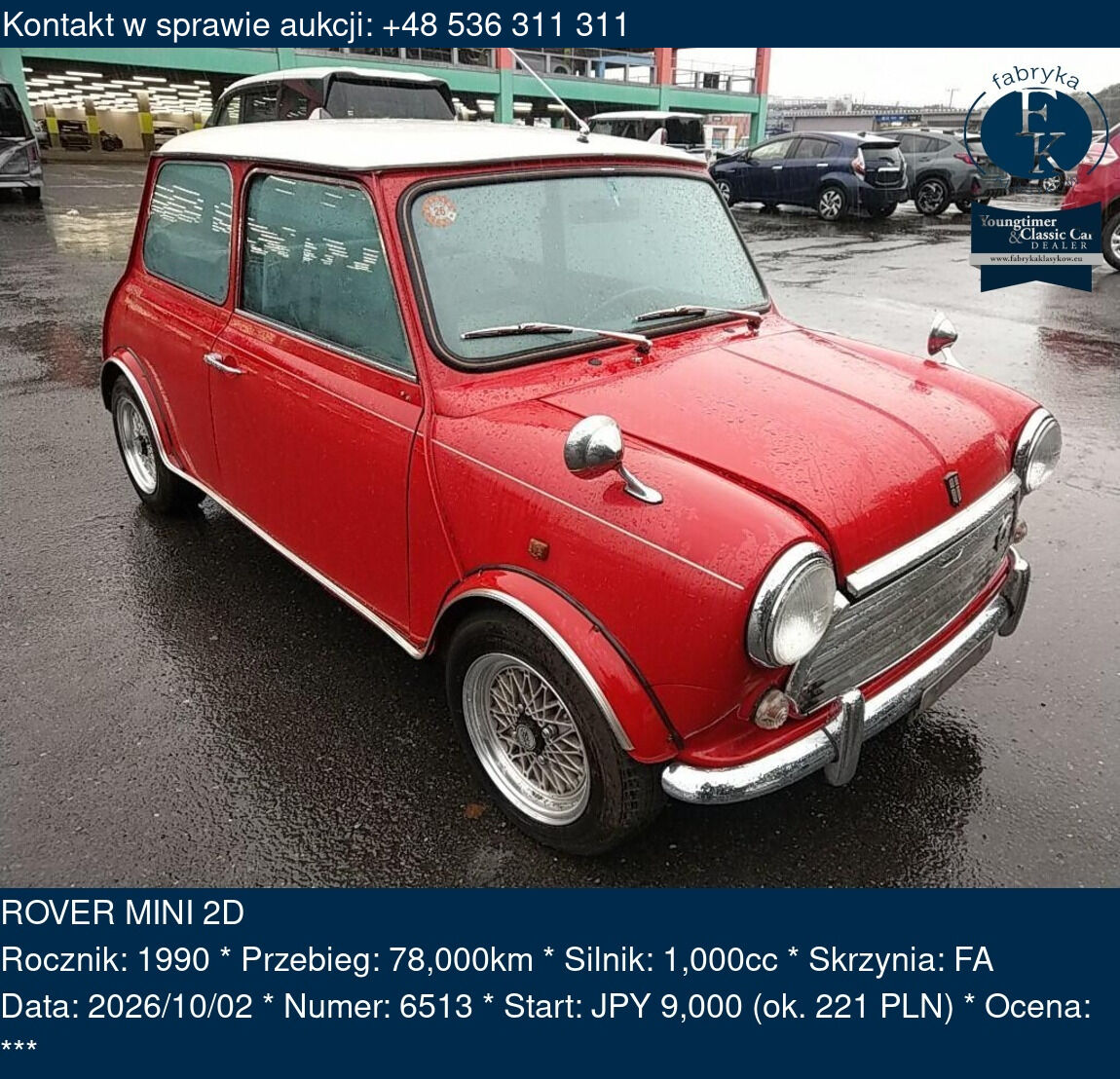 ROVER MINI 2D 1990 - zdjęcie 2