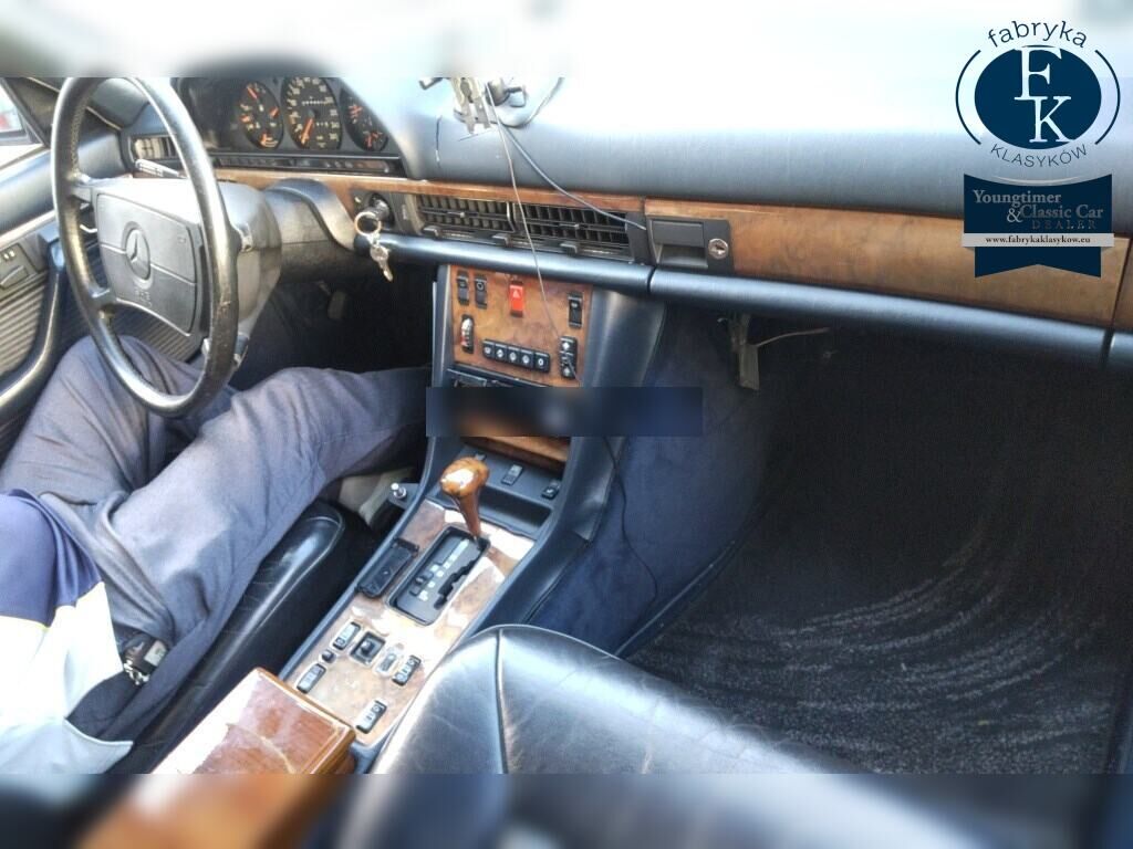 MERCEDES BENZ S-CLASS 4D 560SEL 1988 - zdjęcie 5