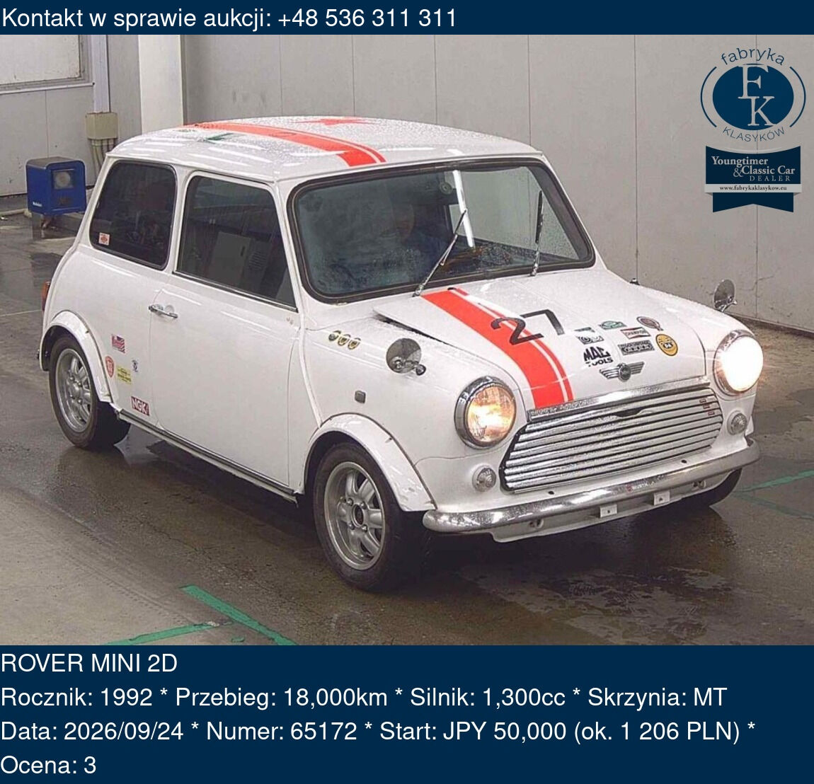 ROVER MINI 2D 1992 - zdjęcie 2
