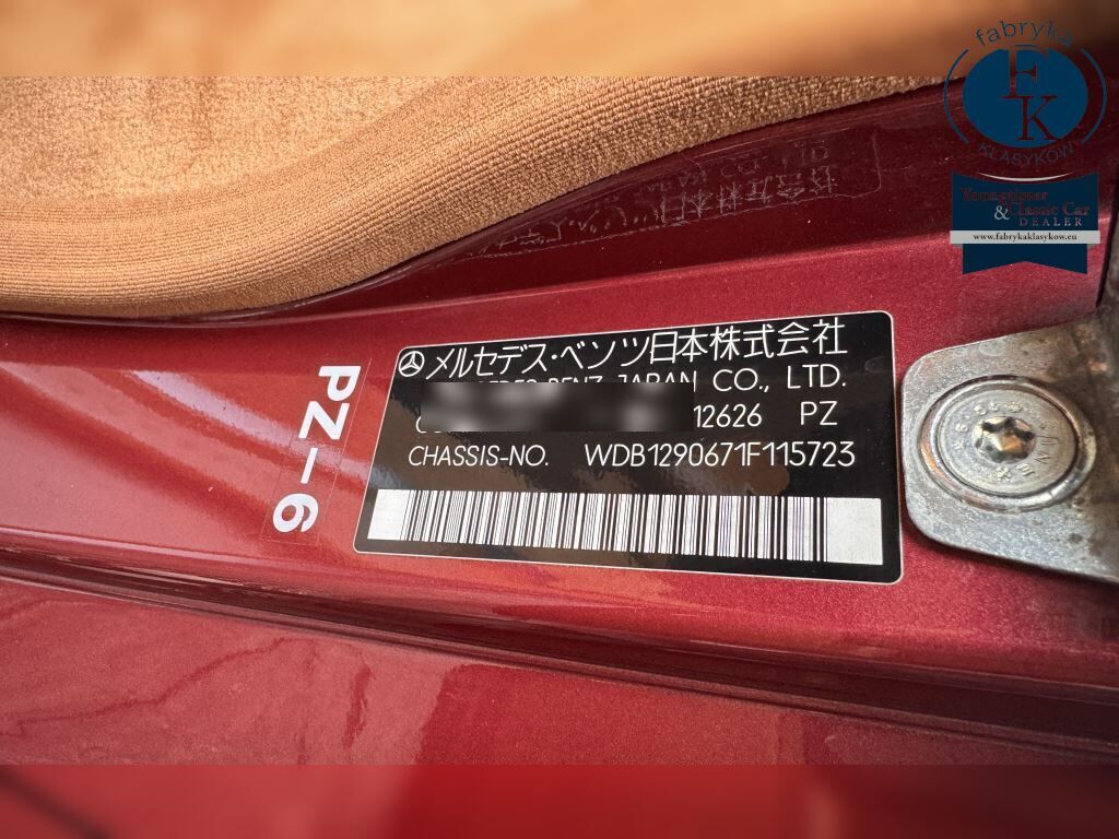 MERCEDES BENZ SL OP SL500 1995 - zdjęcie 13