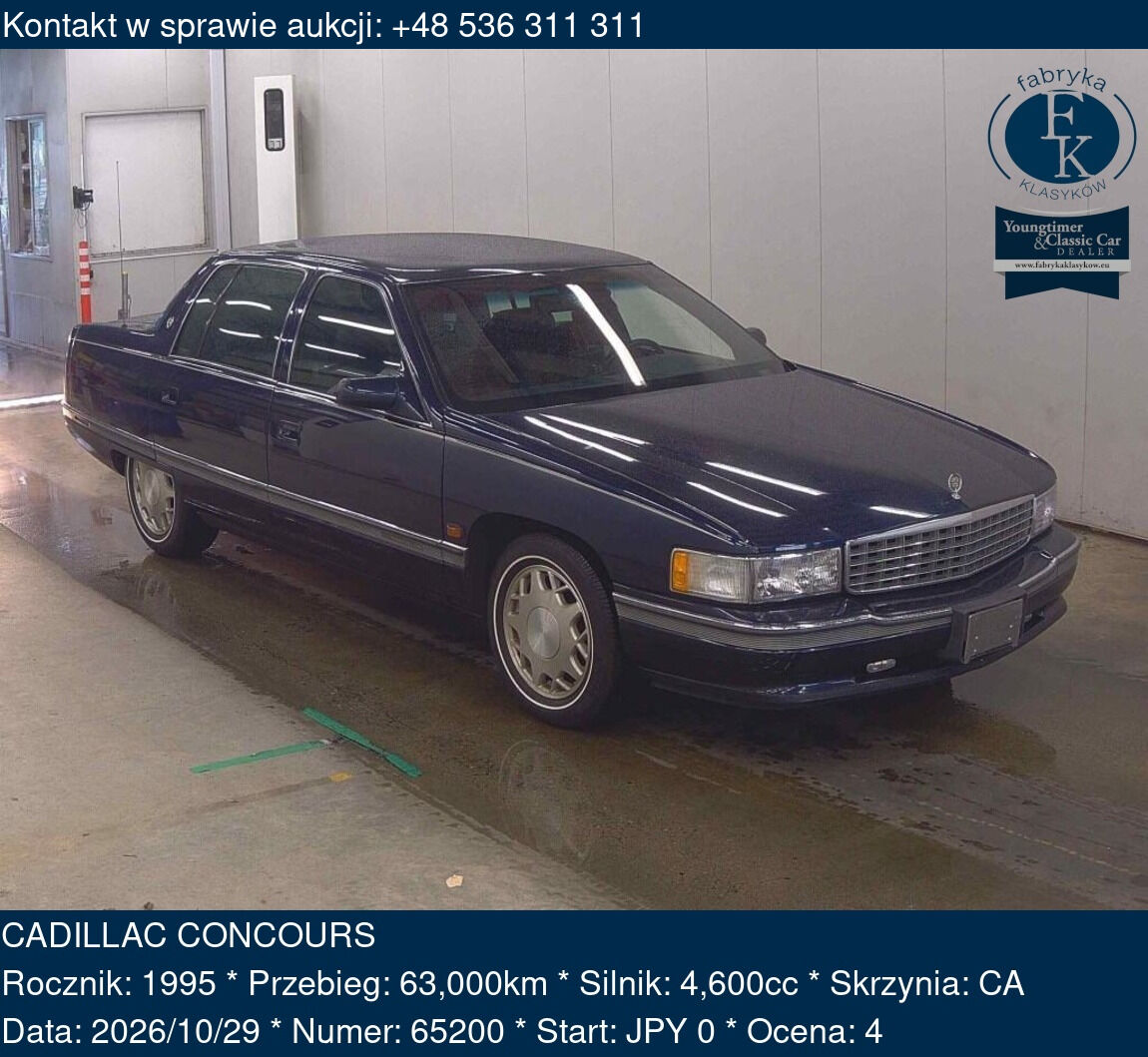 CADILLAC CONCOURS 1995 - zdjęcie 2
