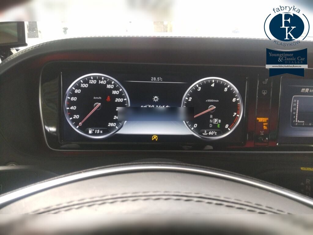 MERCEDES BENZ S-CLASS 4D S600 LONG 2015 - zdjęcie 8