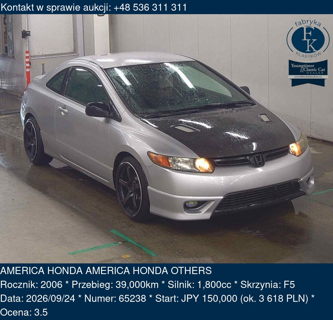 AMERICA HONDA AMERICA HONDA OTHERS 2006 - zdjęcie 2
