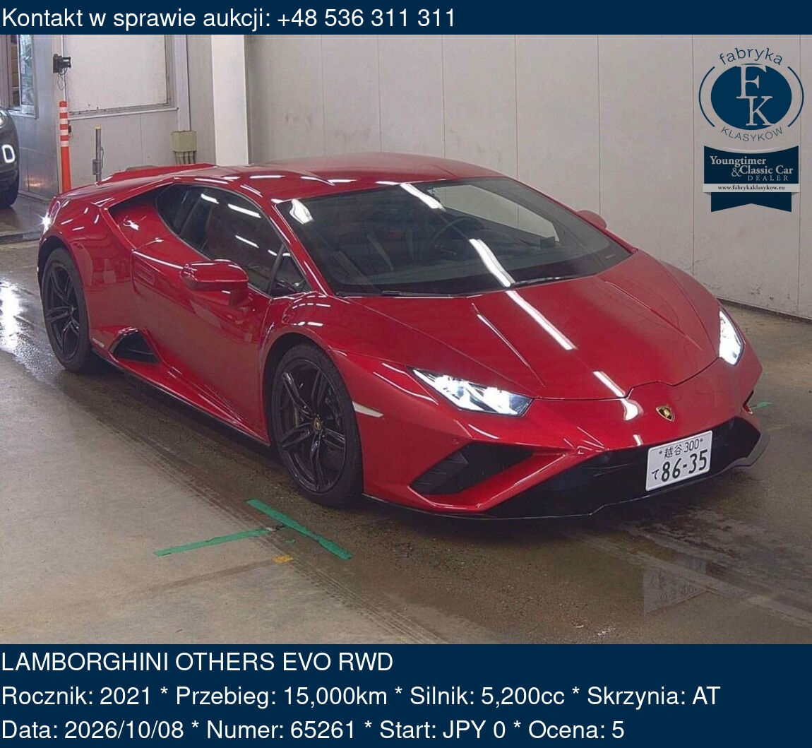 LAMBORGHINI OTHERS EVO RWD 2021 - zdjęcie 2