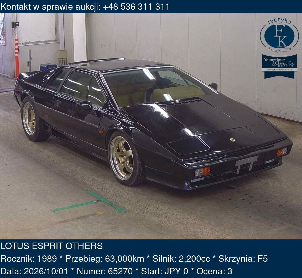 LOTUS ESPRIT OTHERS 1989 - zdjęcie 2