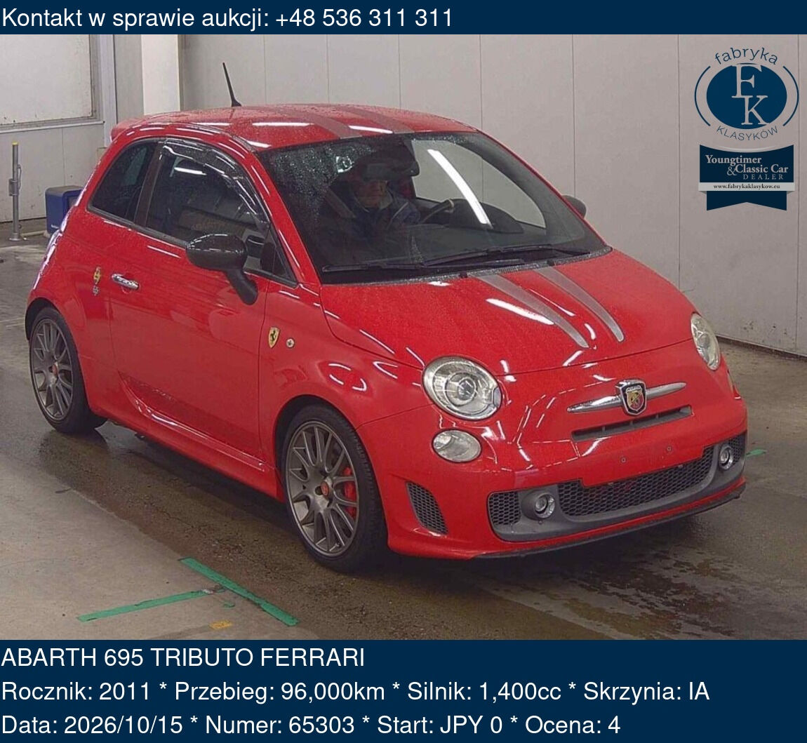 ABARTH 695 TRIBUTO FERRARI 2011 - zdjęcie 2