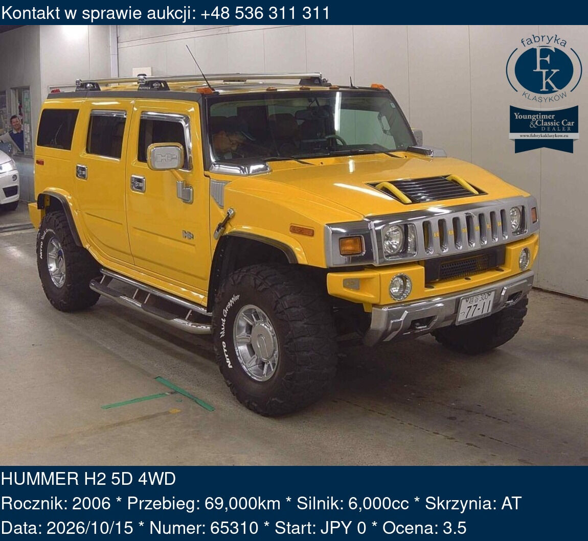 HUMMER H2 5D 4WD 2006 - zdjęcie 2