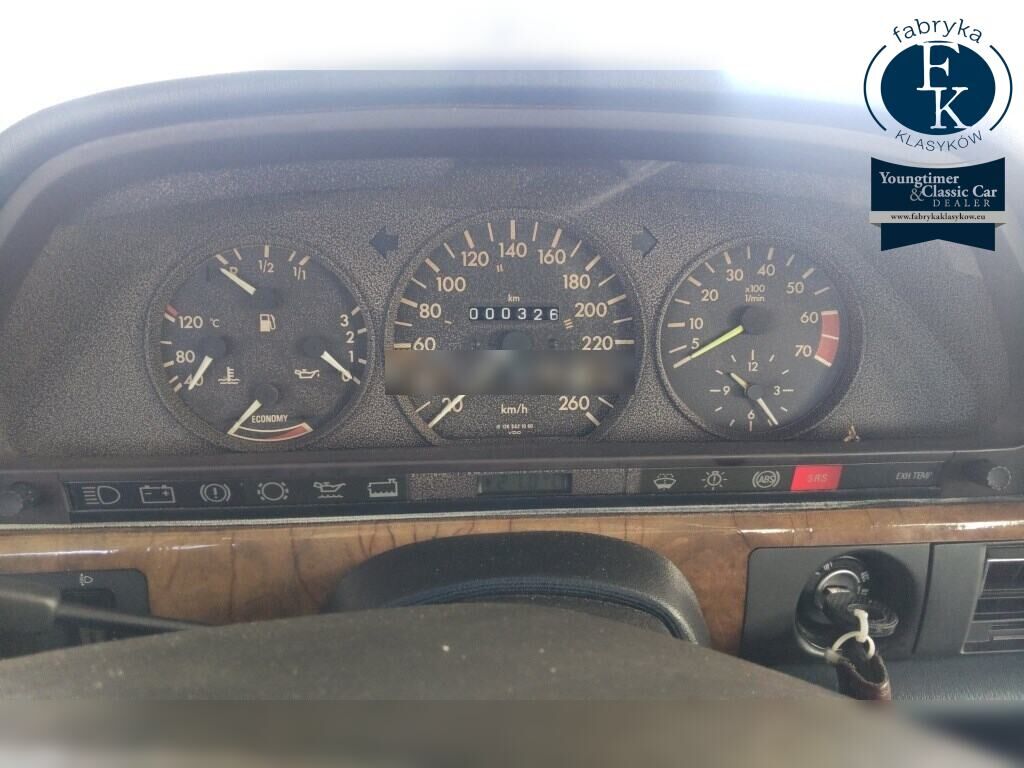 MERCEDES BENZ S-CLASS CP 560SEC 1989 - zdjęcie 8