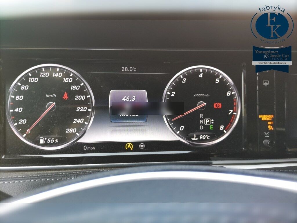 MERCEDES BENZ S-CLASS 4D S550 LONG 2015 - zdjęcie 8