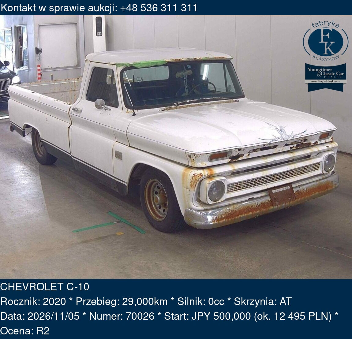 CHEVROLET C-10 2020 - zdjęcie 2