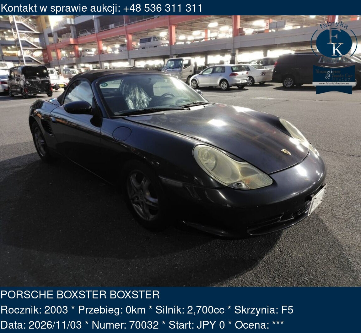 PORSCHE BOXSTER BOXSTER 2003 - zdjęcie 2
