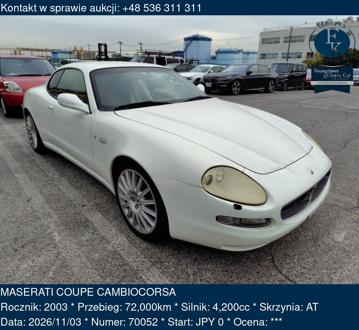 MASERATI COUPE CAMBIOCORSA 2003 - zdjęcie 2