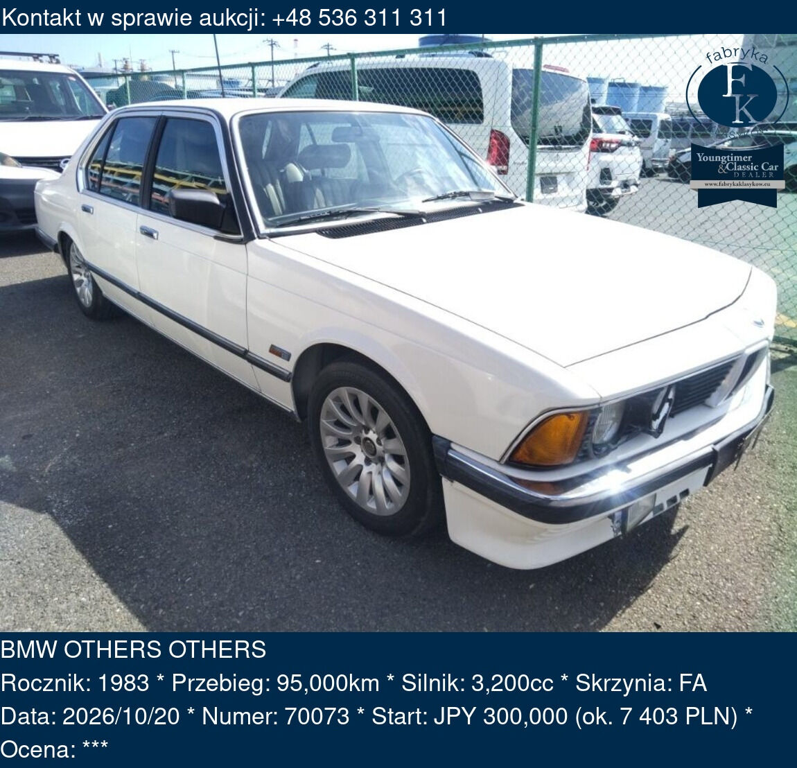 BMW OTHERS OTHERS 1983 - zdjęcie 2