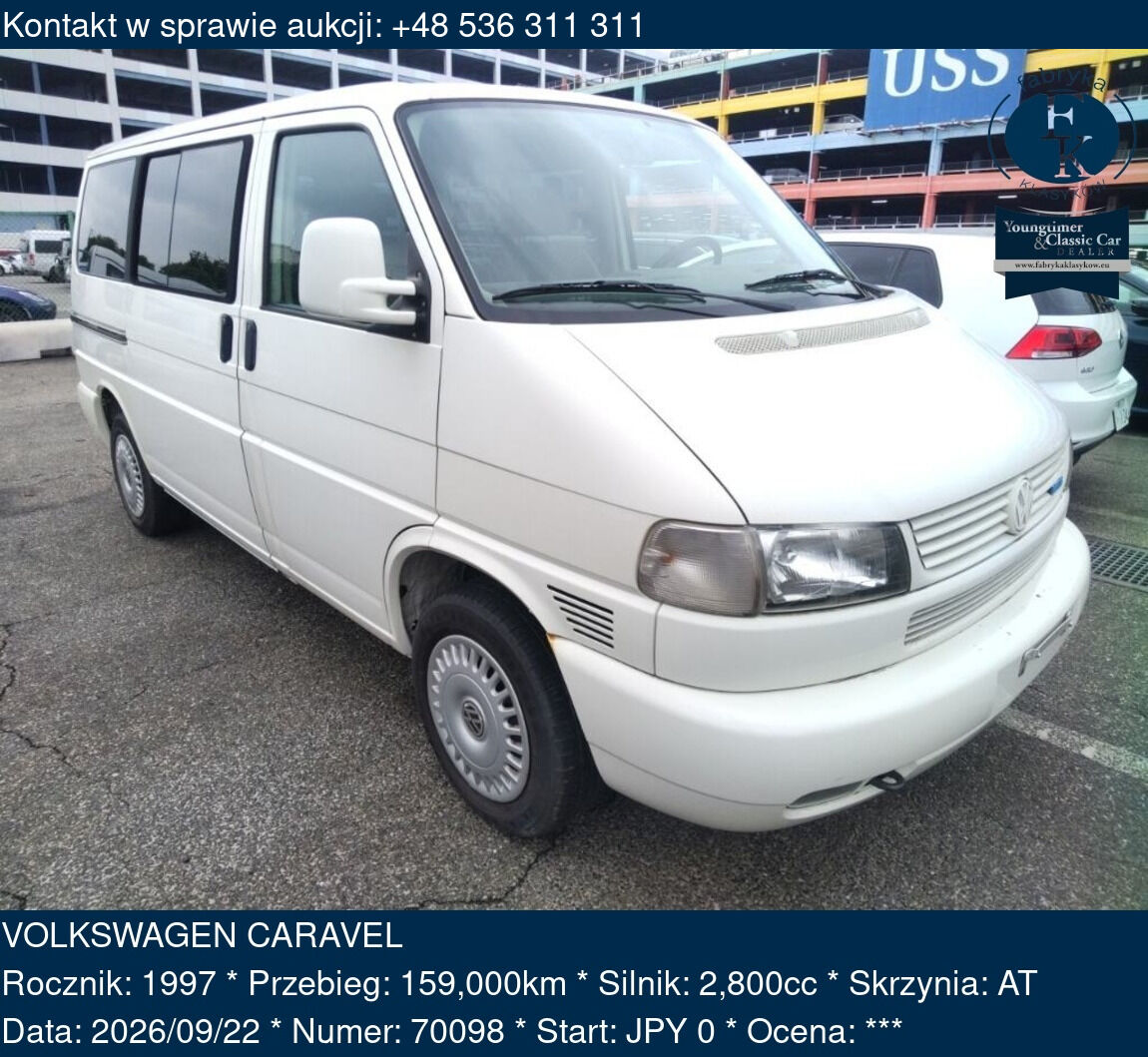 VOLKSWAGEN CARAVEL 1997 - zdjęcie 2