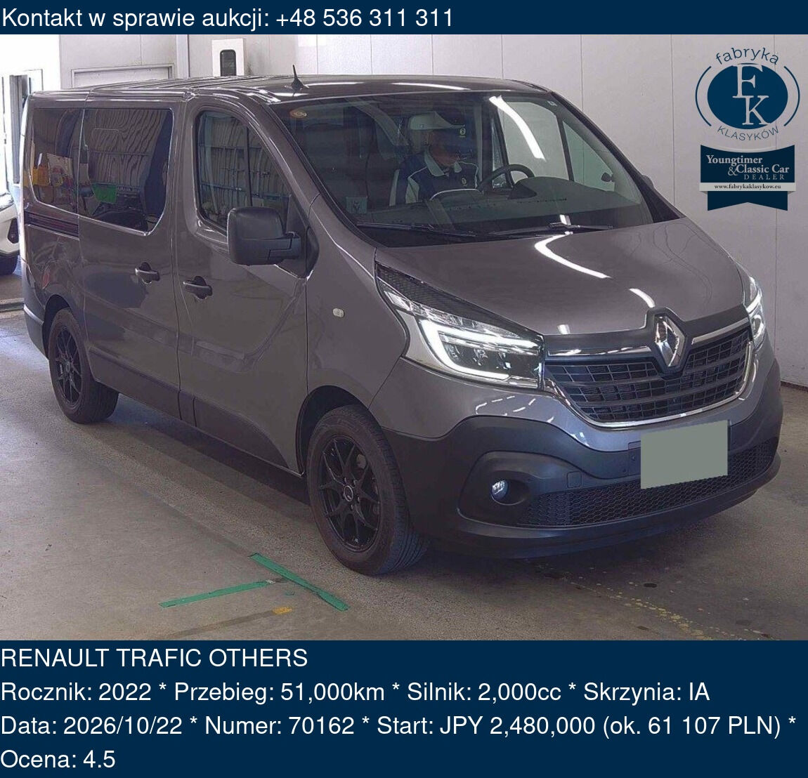 RENAULT TRAFIC OTHERS 2022 - zdjęcie 2