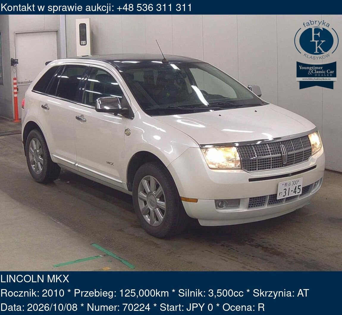 LINCOLN MKX 2010 - zdjęcie 2