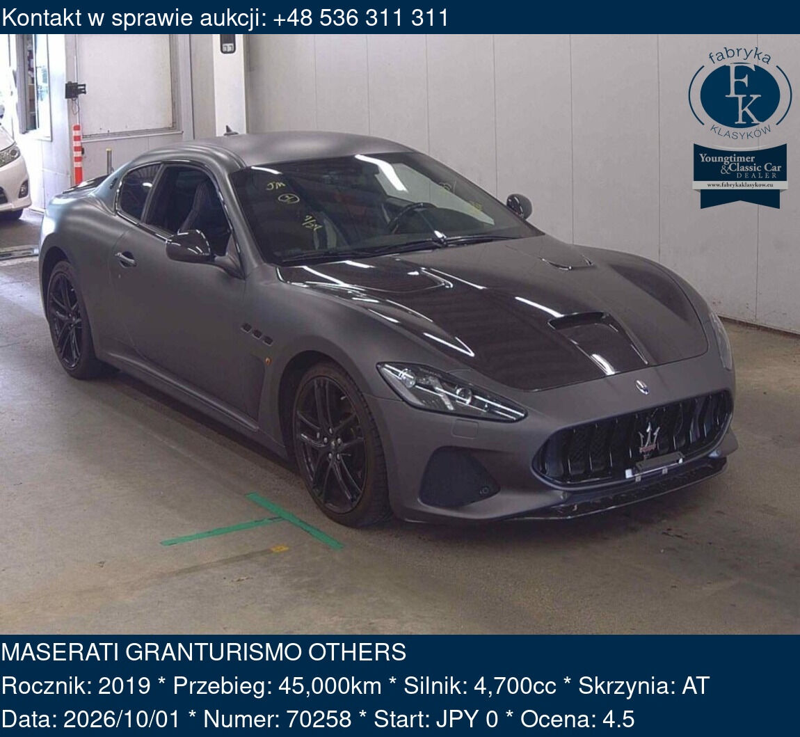 MASERATI GRANTURISMO OTHERS 2019 - zdjęcie 2