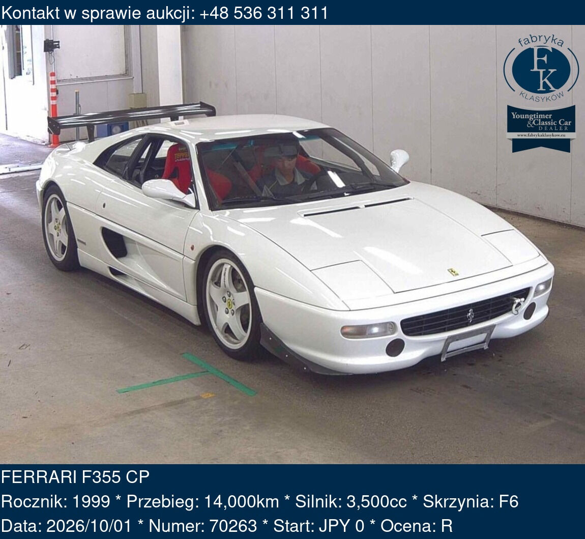 FERRARI F355 CP 1999 - zdjęcie 2