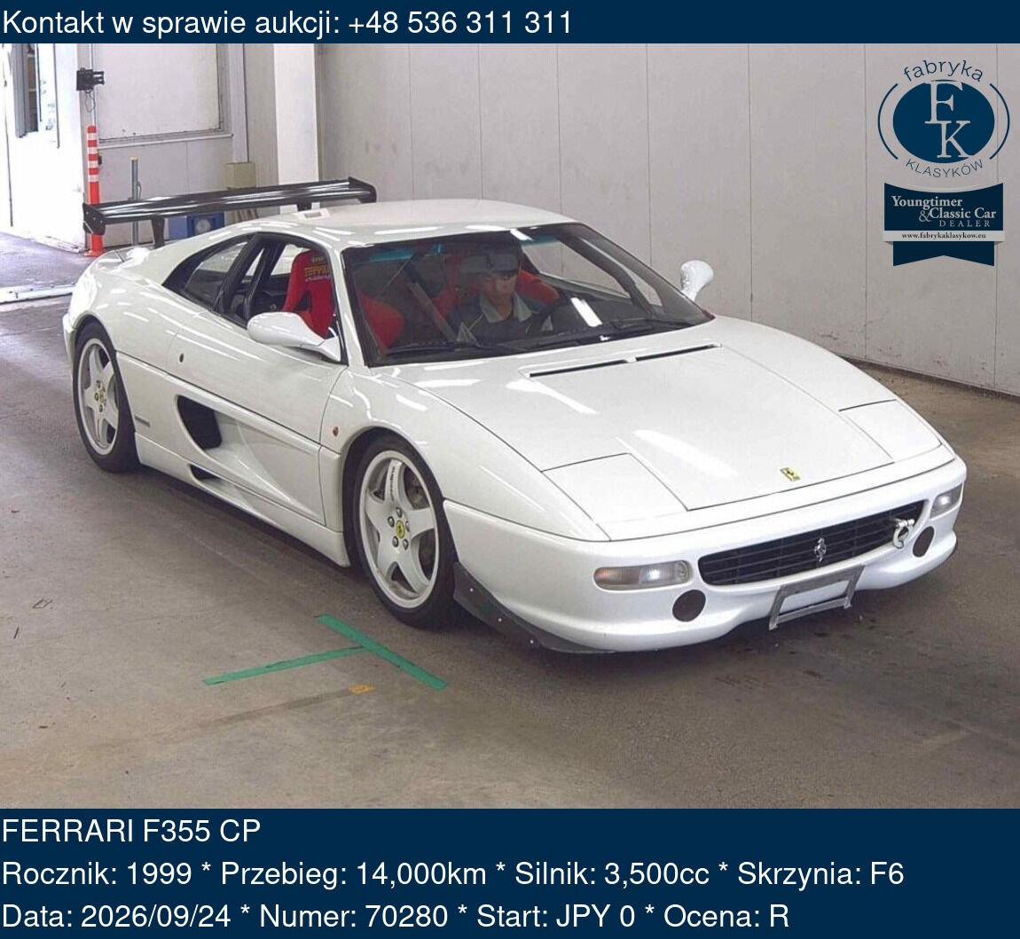 FERRARI F355 CP 1999 - zdjęcie 2