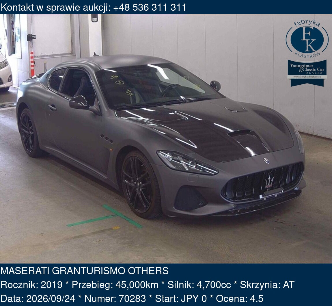MASERATI GRANTURISMO OTHERS 2019 - zdjęcie 2