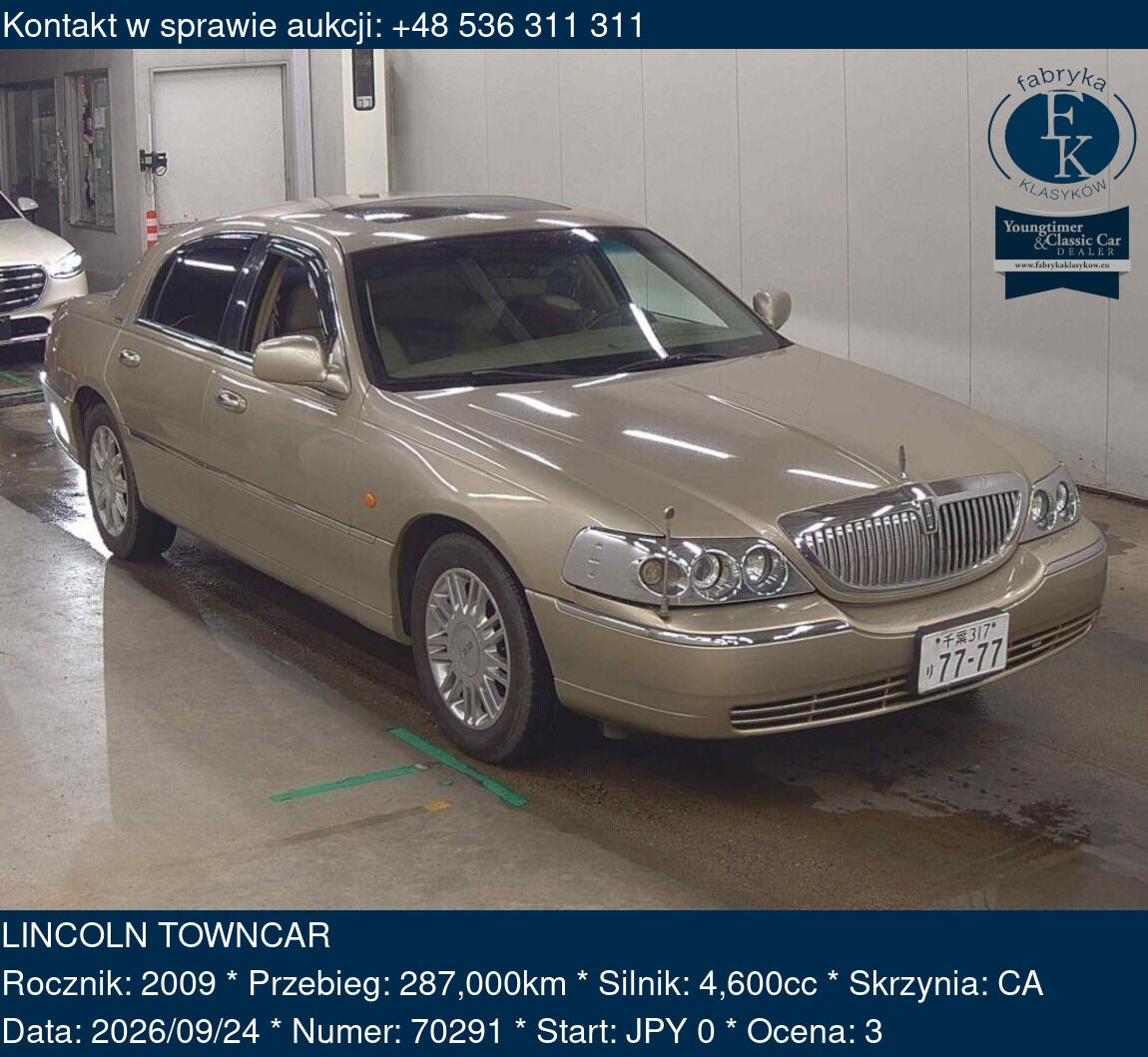 LINCOLN TOWNCAR 2009 - zdjęcie 2