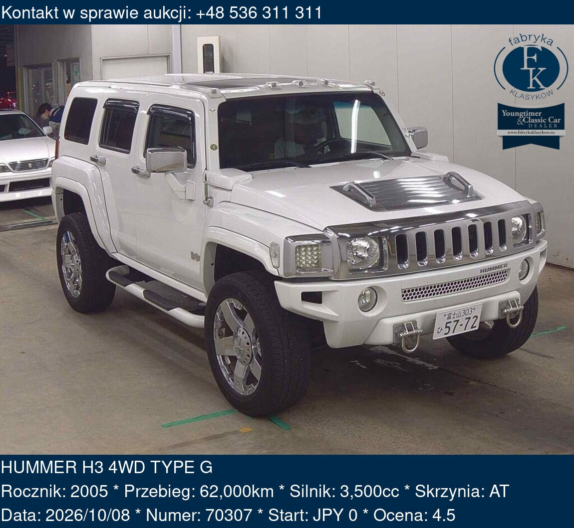 HUMMER H3 4WD TYPE G 2005 - zdjęcie 2