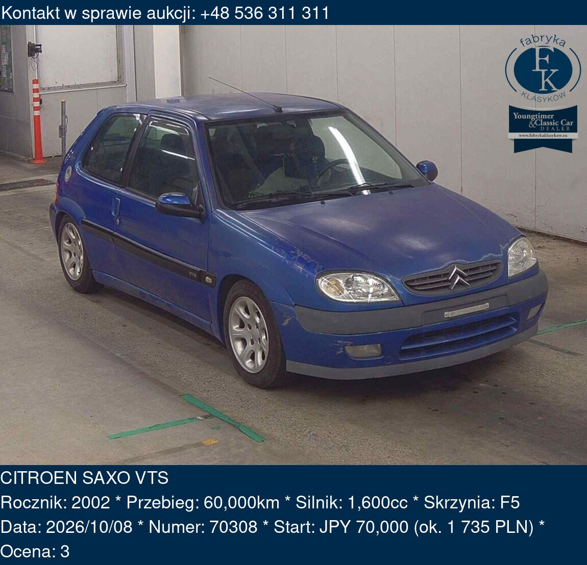 CITROEN SAXO VTS 2002 - zdjęcie 2