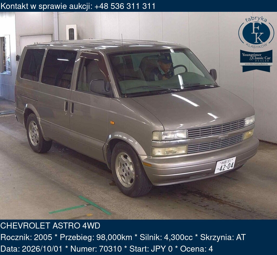 CHEVROLET ASTRO 4WD 2005 - zdjęcie 2