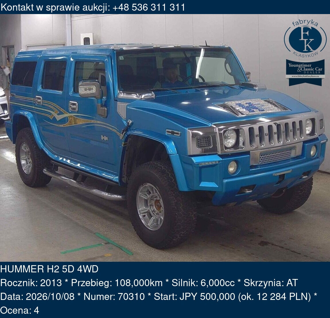 HUMMER H2 5D 4WD 2013 - zdjęcie 2