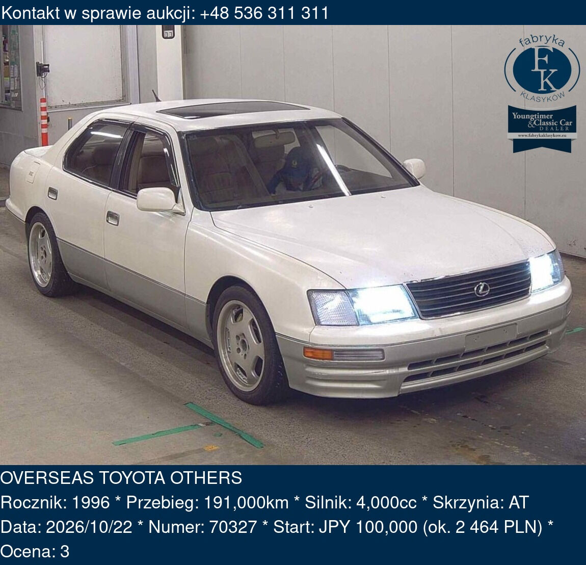 OVERSEAS TOYOTA OTHERS 1996 - zdjęcie 2