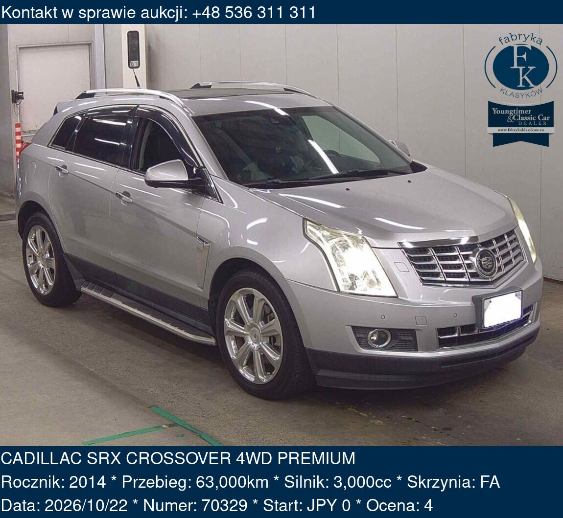 CADILLAC SRX CROSSOVER 4WD PREMIUM 2014 - zdjęcie 2