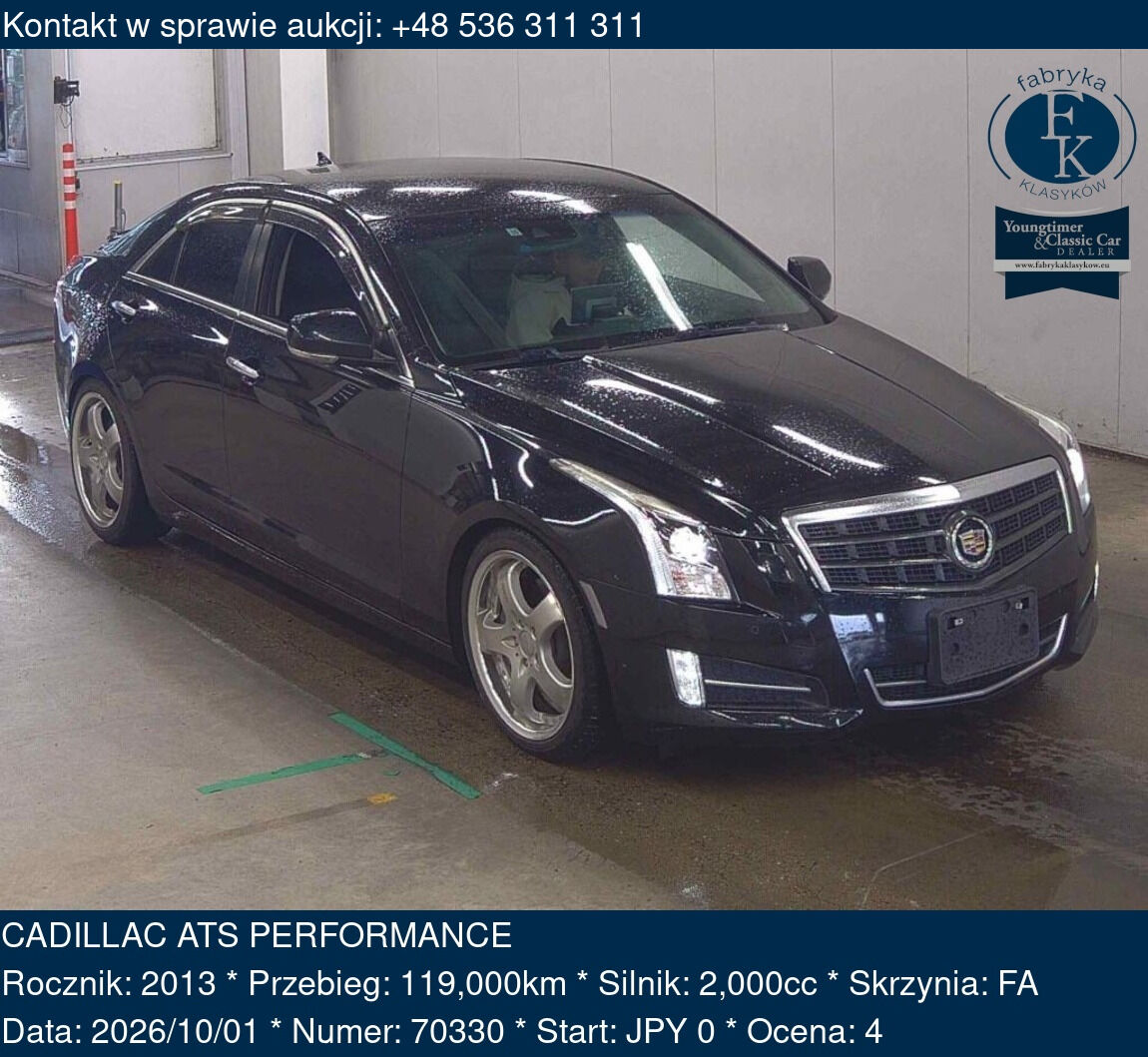 CADILLAC ATS PERFORMANCE 2013 - zdjęcie 2