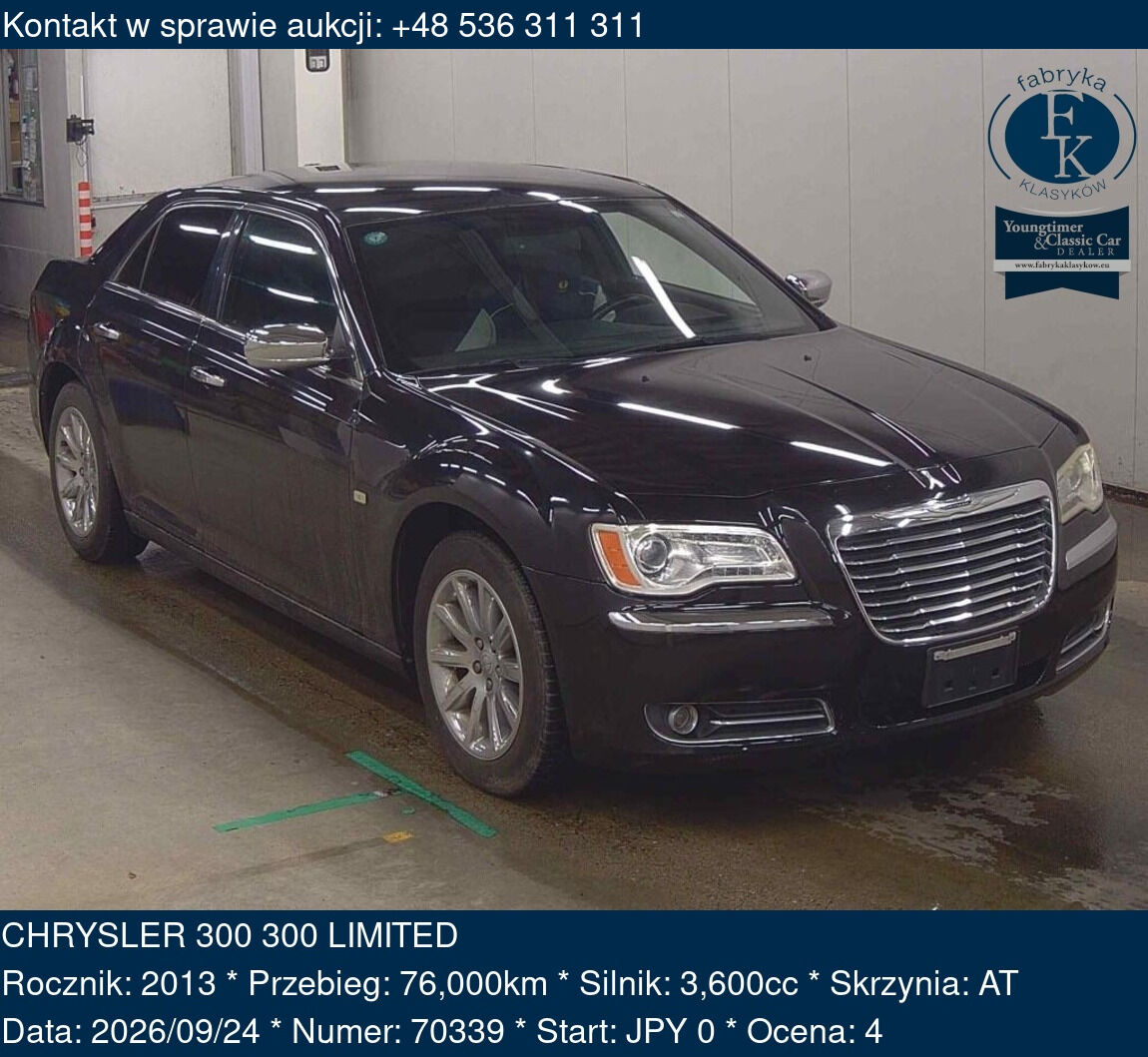 CHRYSLER 300 300 LIMITED 2013 - zdjęcie 2