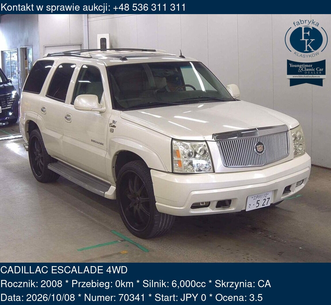 CADILLAC ESCALADE 4WD 2008 - zdjęcie 2