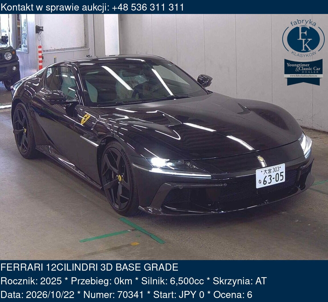 FERRARI 12CILINDRI 3D BASE GRADE 2025 - zdjęcie 2
