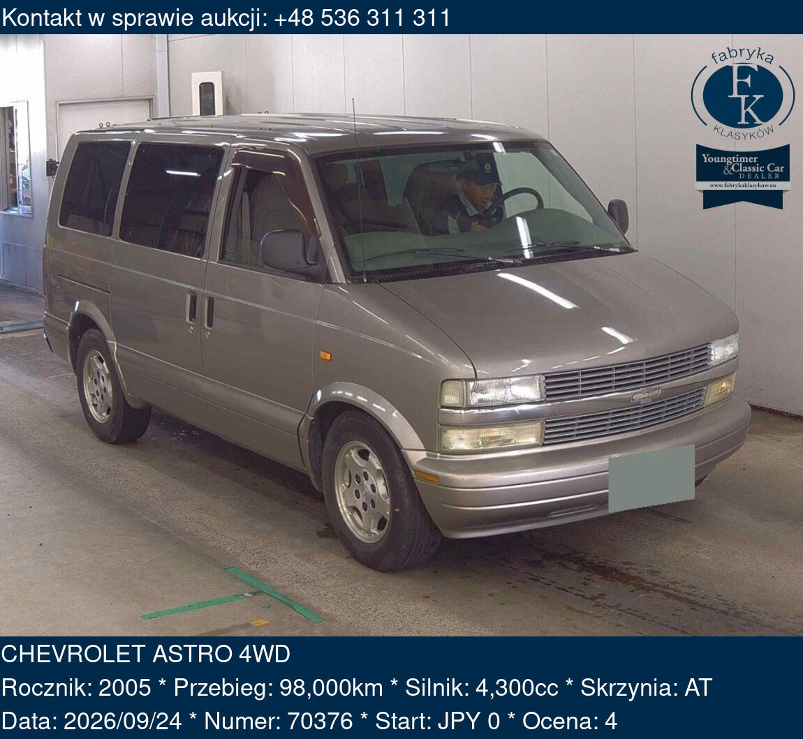 CHEVROLET ASTRO 4WD 2005 - zdjęcie 2