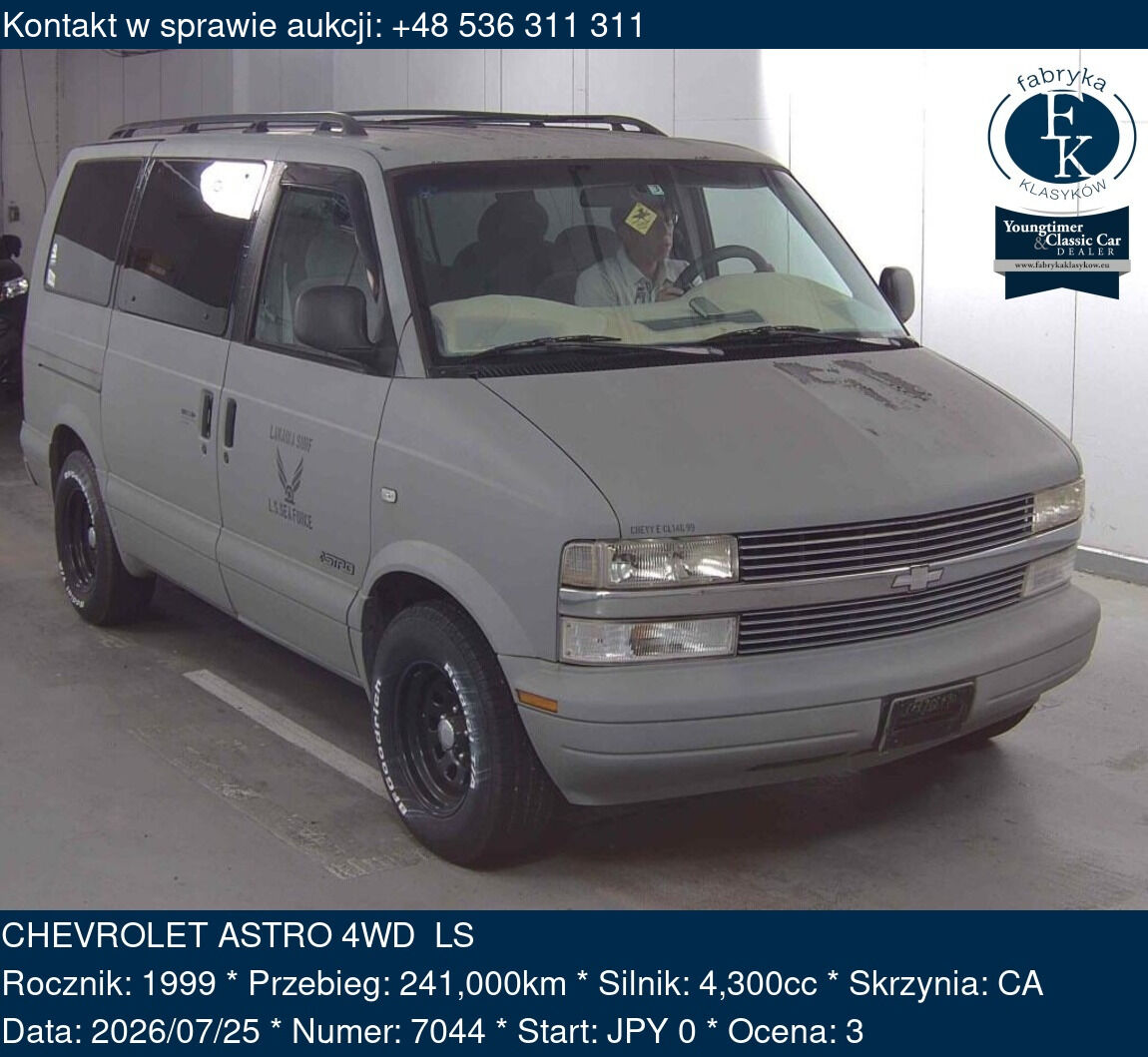 CHEVROLET ASTRO 4WD LS