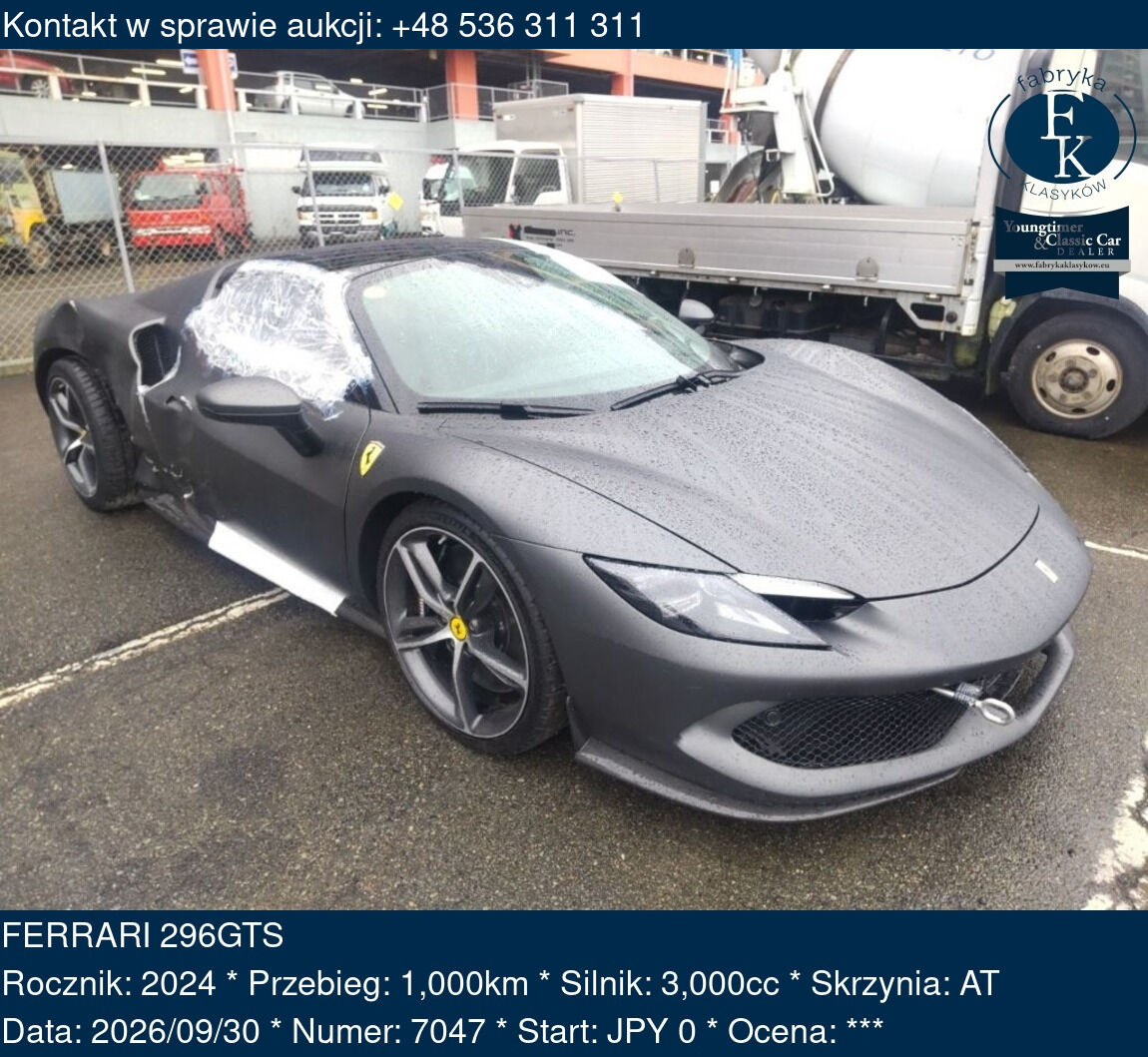 FERRARI 296GTS 2024 - zdjęcie 2