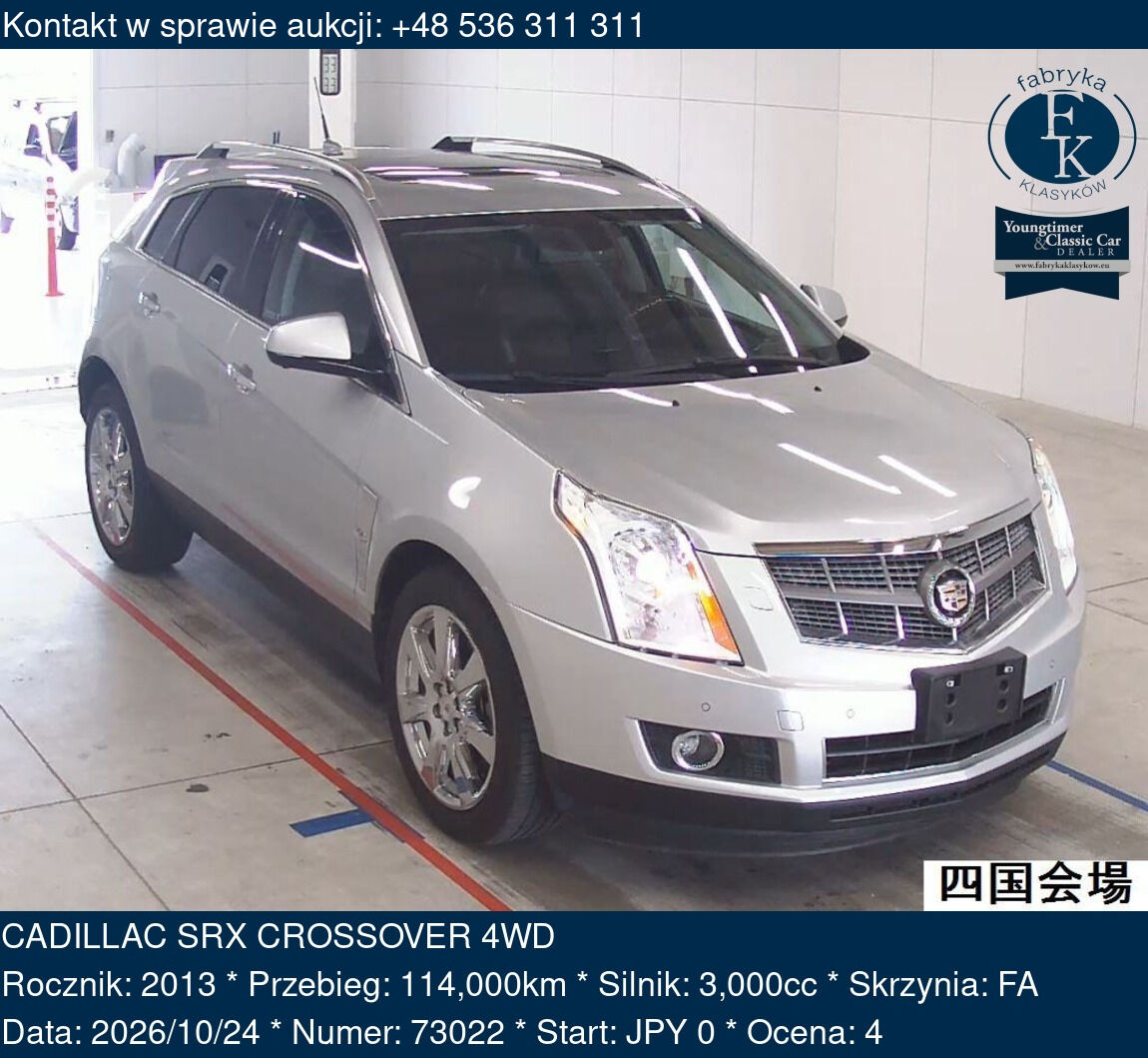 CADILLAC SRX CROSSOVER 4WD 2013 - zdjęcie 2