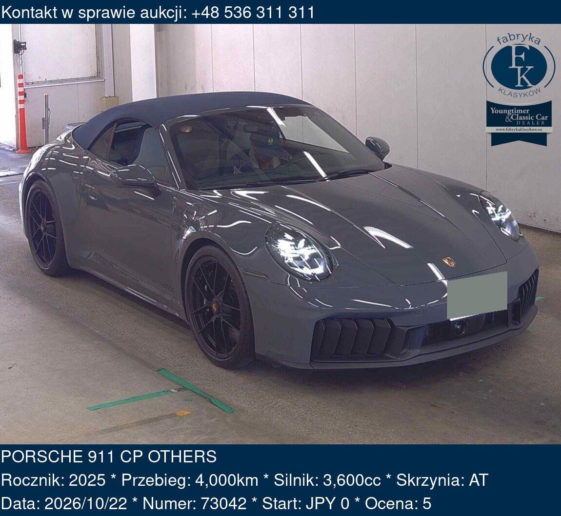 PORSCHE 911 CP OTHERS 2025 - zdjęcie 2